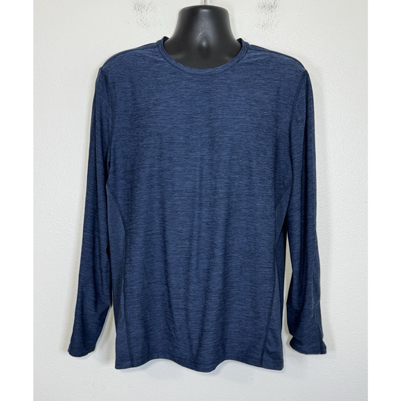 Ten Thousand Versatile Shirt Mens Large Blue Long Sleeve Stretch Performance - Picture 3 of 12